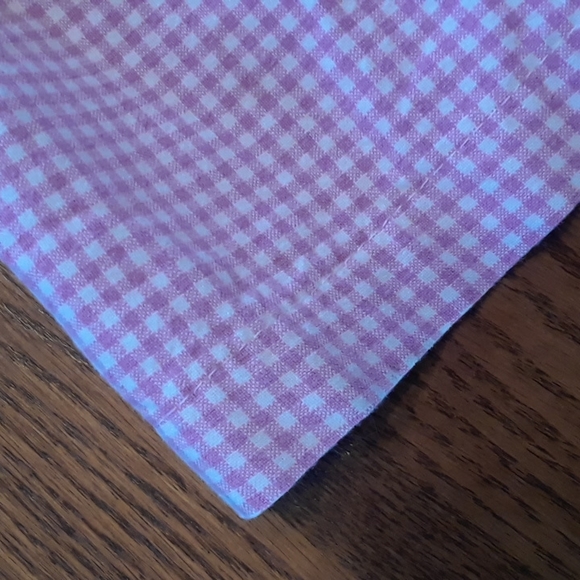 Size 12M Please Mum baby girls pink and white checked dress - Picture 8 of 10